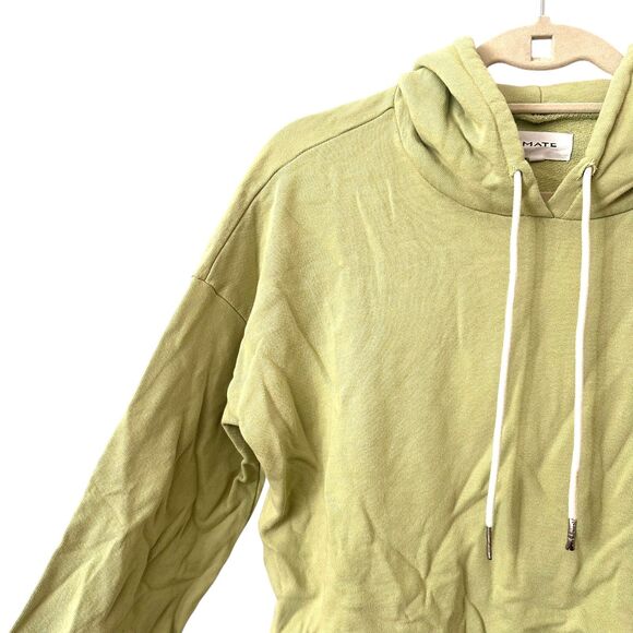 MATE THE LABEL Cropped‎ Organic Cotton Hooded Sweatshirt Small - Picture 4 of 5